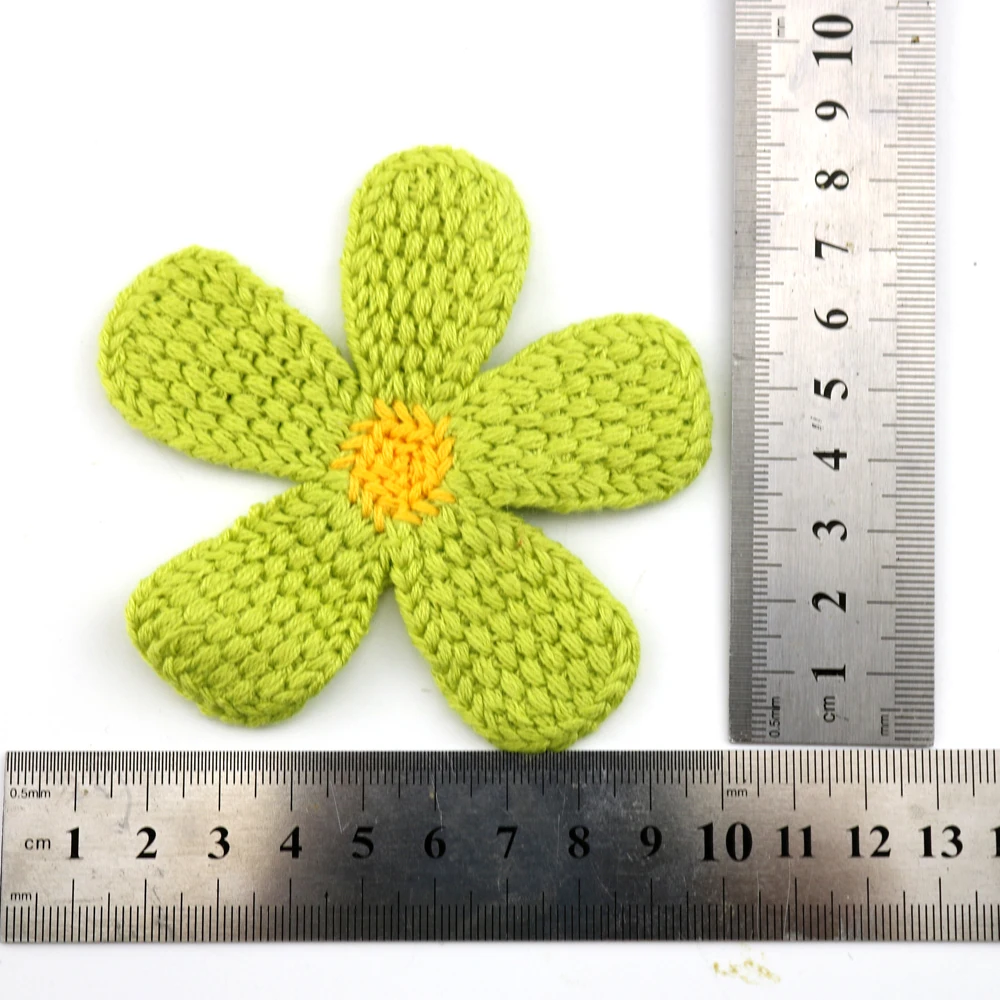 多色钩针花卉贴花刺绣贴布装饰帽子和包服装辅料