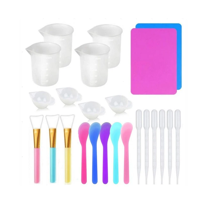 

Resin Mold Silicone 43Pcs Diy Cup Dispenser Craft Tools Set Kit Large Shaker Epoxy Silicone Molds For Resin Casting, Customer request