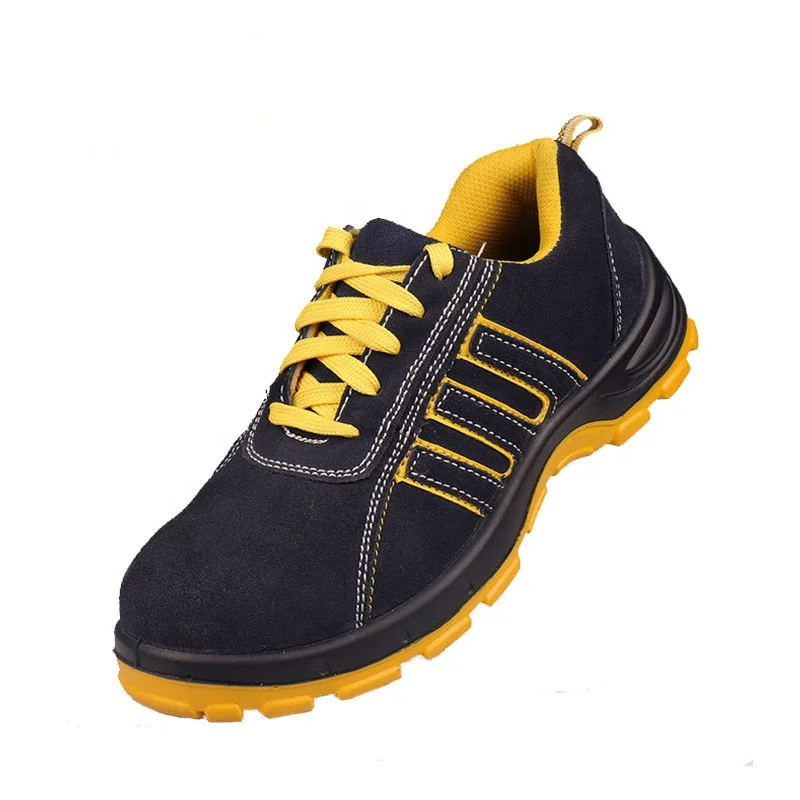 

Anti-smashing and puncture-proof insulation, steel toe cap, wear-resistant, rubber-bottomed work shoes, Yellow