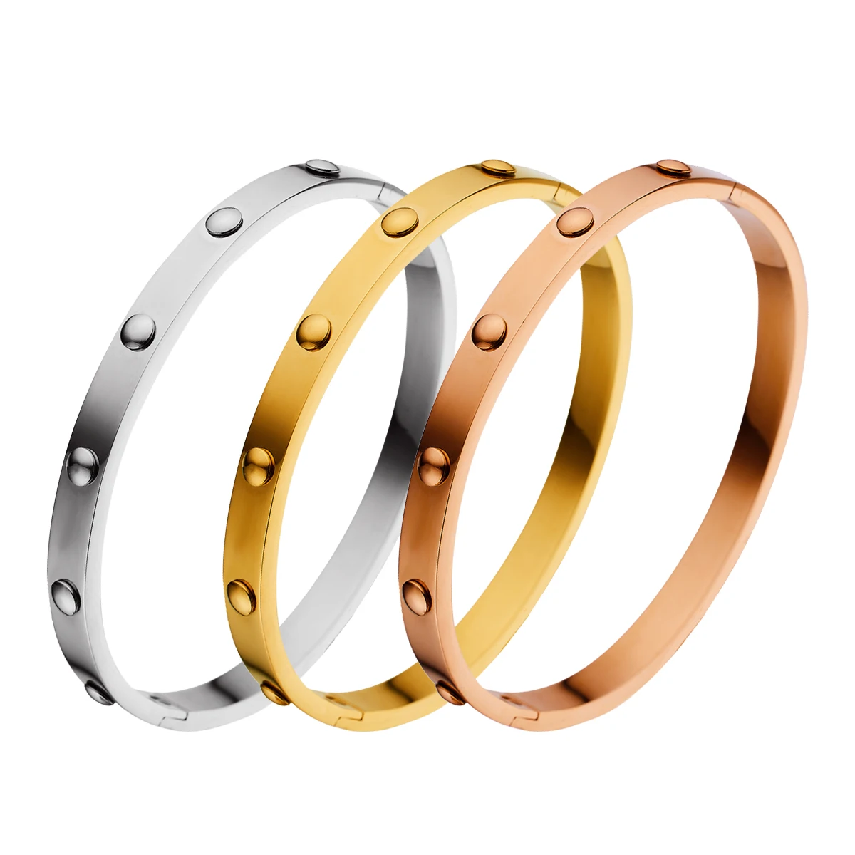 

XIXI ODM OEM Bijoux en Acier Inoxydable Gold Stainless Steel Designer Charms Wholesale Fashion Jewelry Bracelets Bangles