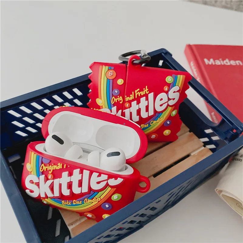 

Cute Chocolate Beans Soft Silicone Protective Case For Air pods New Designers Protective Case For Airpods 1 2 pro, 18