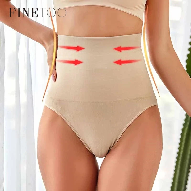 

FINETOO Women Shaper Butt lifter Slimming Underwear High Waist Body Shaper Body Shapewear Plus Size Tummy Shaper Corset S-2XL