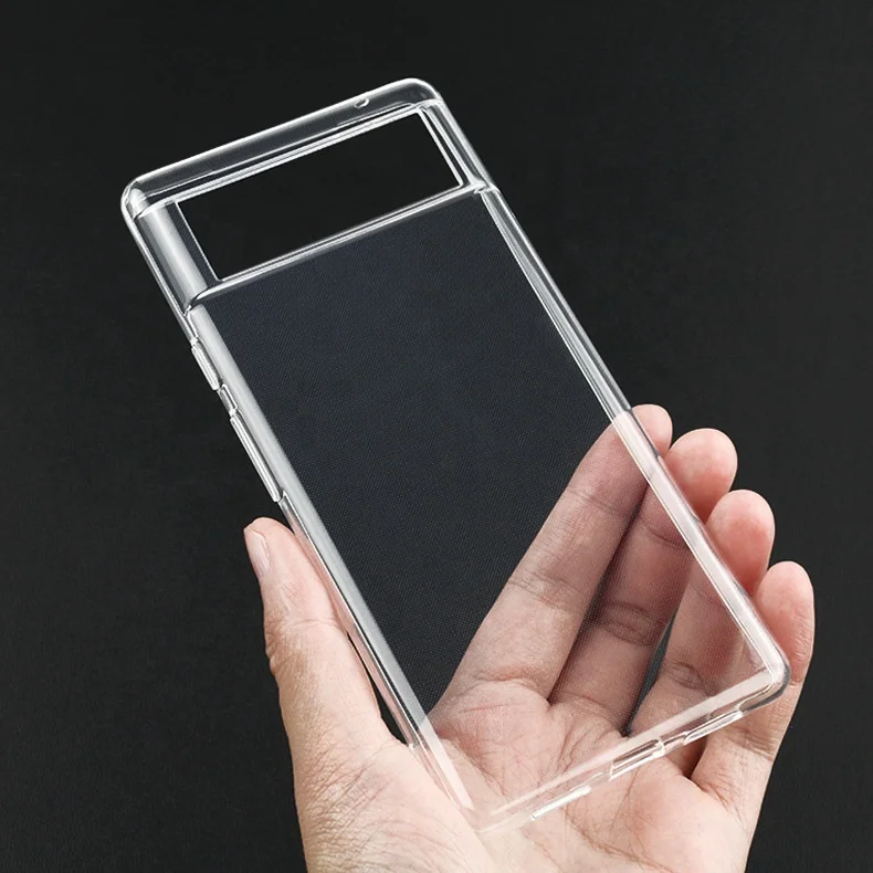 

2022 Ultra Slim Thin Clear TPU Phone Case for Google Pixel 6A 7 Pro