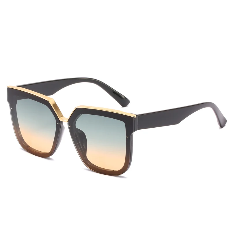 

Flat Top Square Sun Glasses Women Shades Quality UV400 gafas de sol mujer 2019