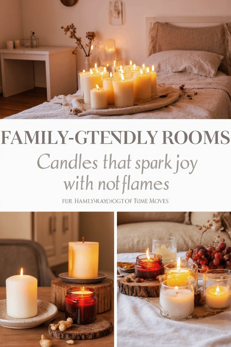 Family-friendly room with candles