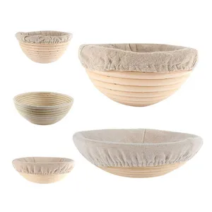 Image of 2019 hot sale nature rattan cane bread banneton proving basket Banneton Bread Proofing Basket