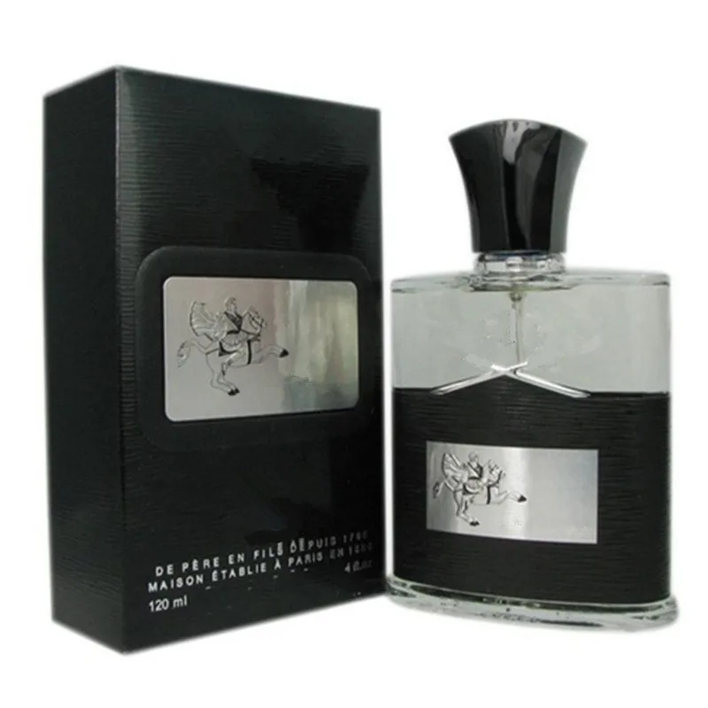 

Men Perfumes CREED black bottle glasss perfume Parfumee Masculino High Quality Parfum Homme Original Fragrance