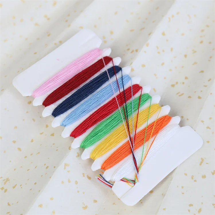 

Custom Logo Hotel Sewing Kits Thread Repair Kit,MIini Sewing Kit For Hotel, 10 colors