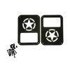 Five-pointed Star Pattern Taillight Guard for Jeep for wrangler JK
