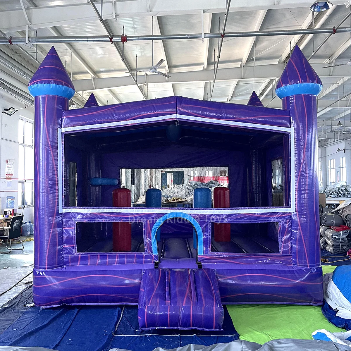

13x13ft bouncy castle removal banner moonwalk bounce house with pillars commercial jumping house for kids inflatable bouncer