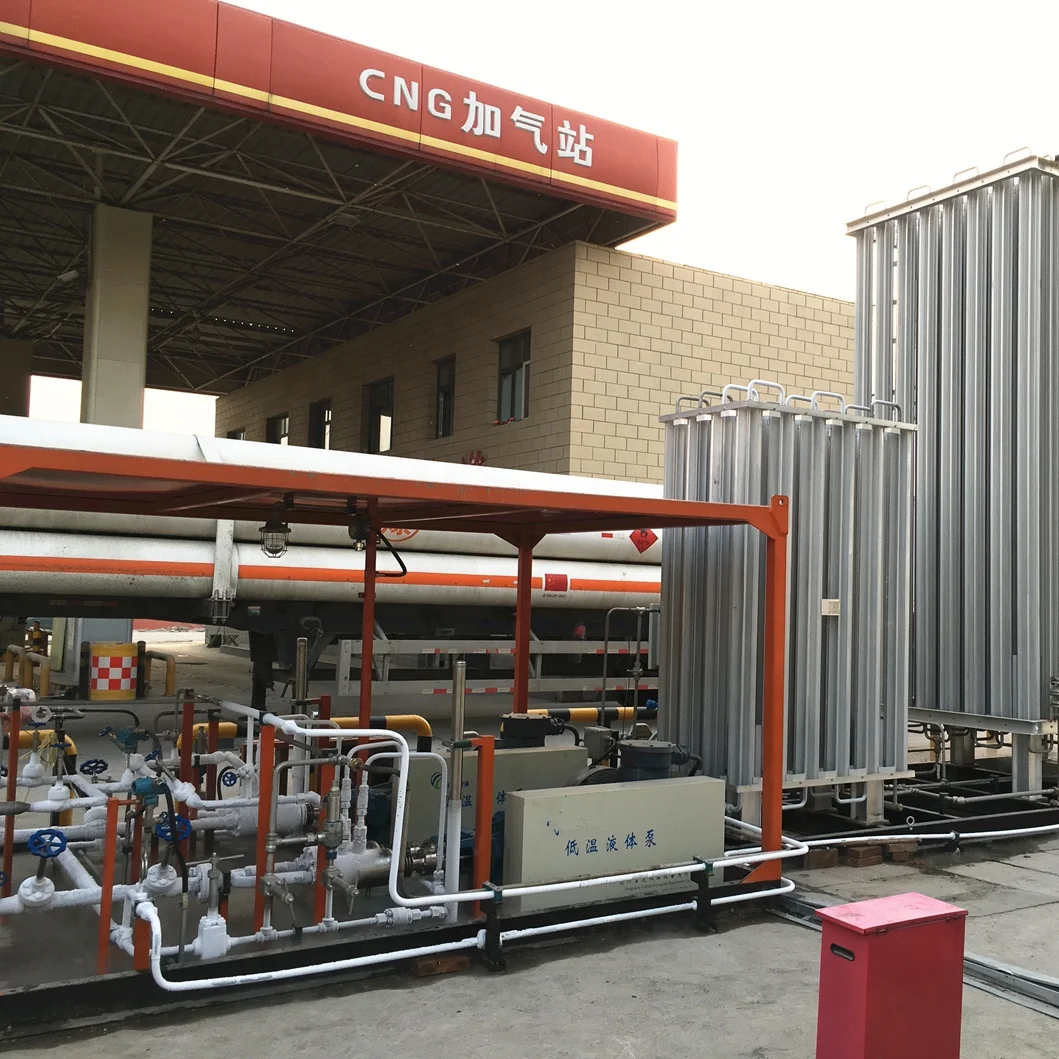 

Liquid Oxygen Nitrogen Argon Gas Cylinder Filling Vaporizer Pumps LNG Gas Station LNG Regasification Station Cryogenic LNG Pumps