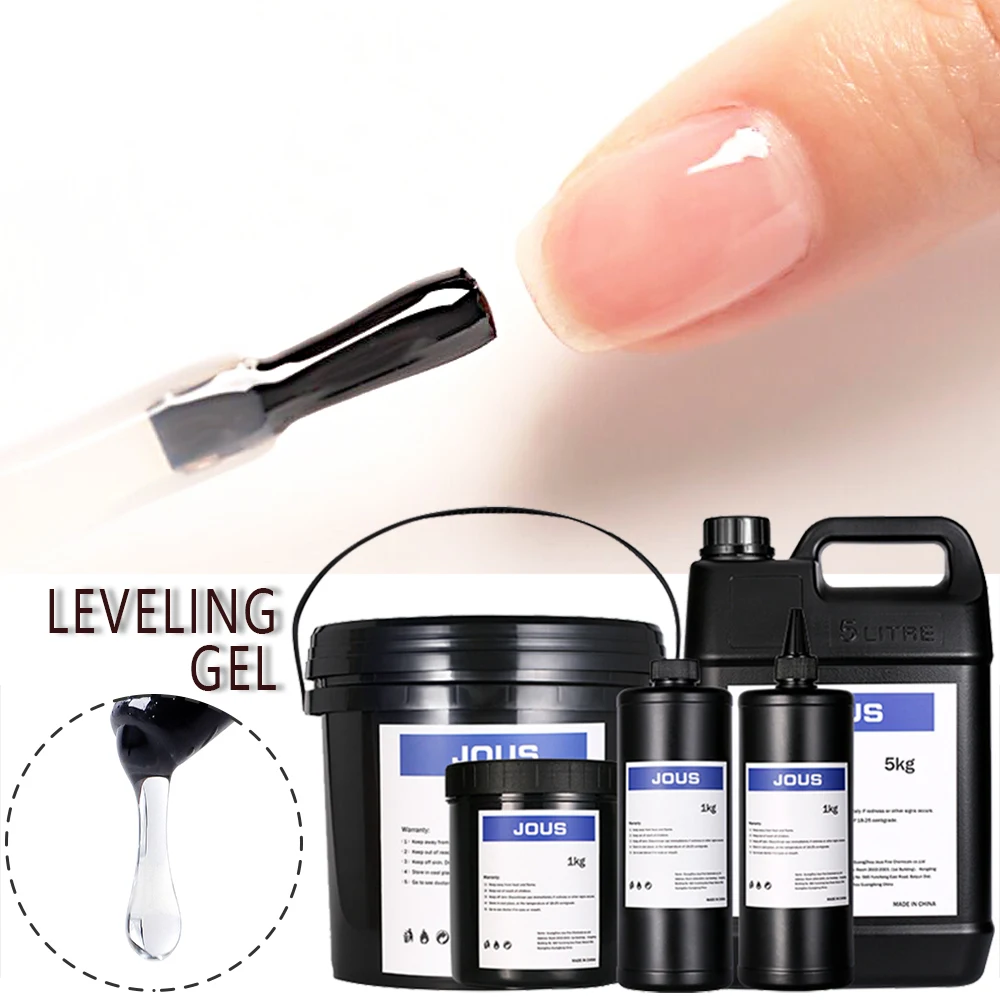 

JOUS Leveling Gel Nail Manufacturer Direct Wholesale Base Coat Gel Nail Polish Private Label 1/5KG Bulk, Transparent