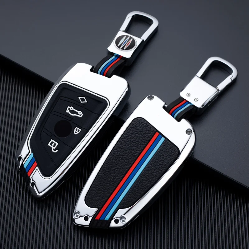 

Car Key Case Cover Key Bag For Bmw F20 G20 G30 X1 X3 X4 X5 G05 X6 Accessories Car-Styling Holder Shell Keychain Protection