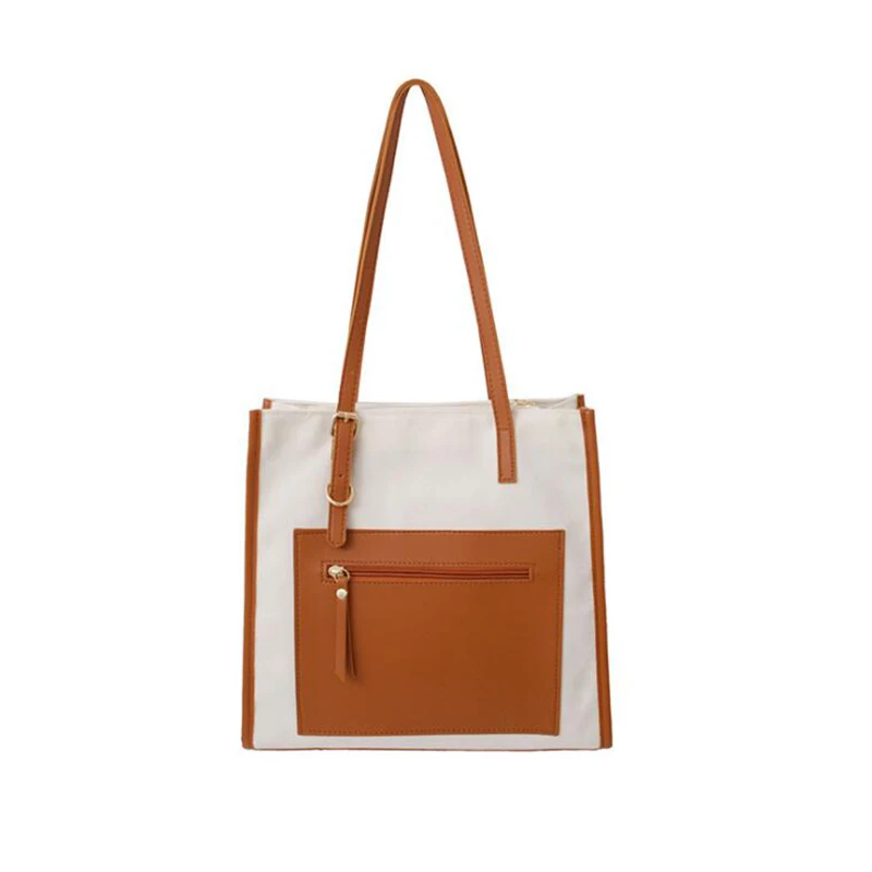 

Simple Work Bags For Woman Wholesale Large Capacity Leather Casual Tote Bag