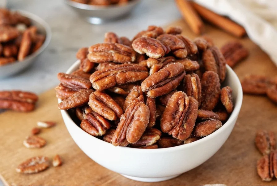 cinnamon and sugar pecans