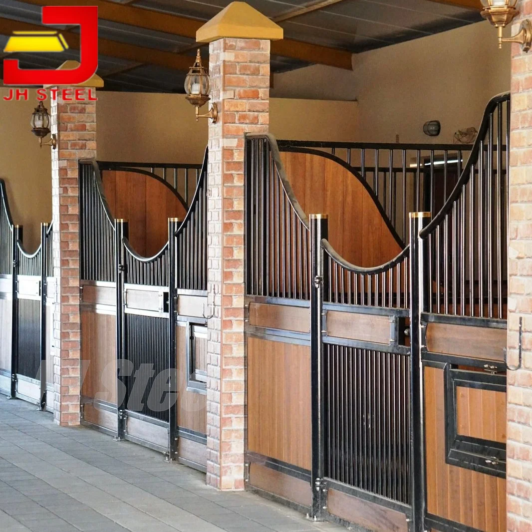 

Permanent Horse Equipment stall Door Design Of Wood Stables for Horses