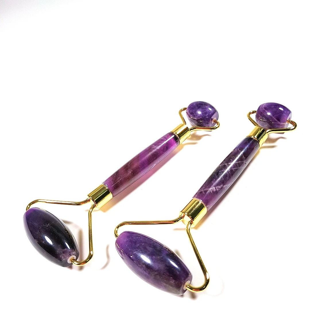 

2021 new product Amethyst and Jade Roller for healing