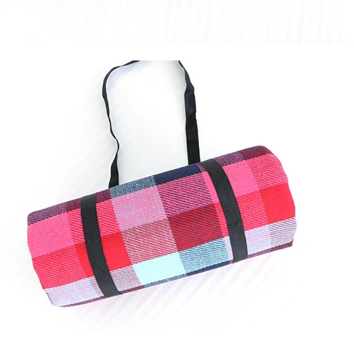 

acrylic plaid Outdoor Beach Blanket Picnic Mat Machine Washable Outdoor Waterproof Sandproof Picnic Blanket