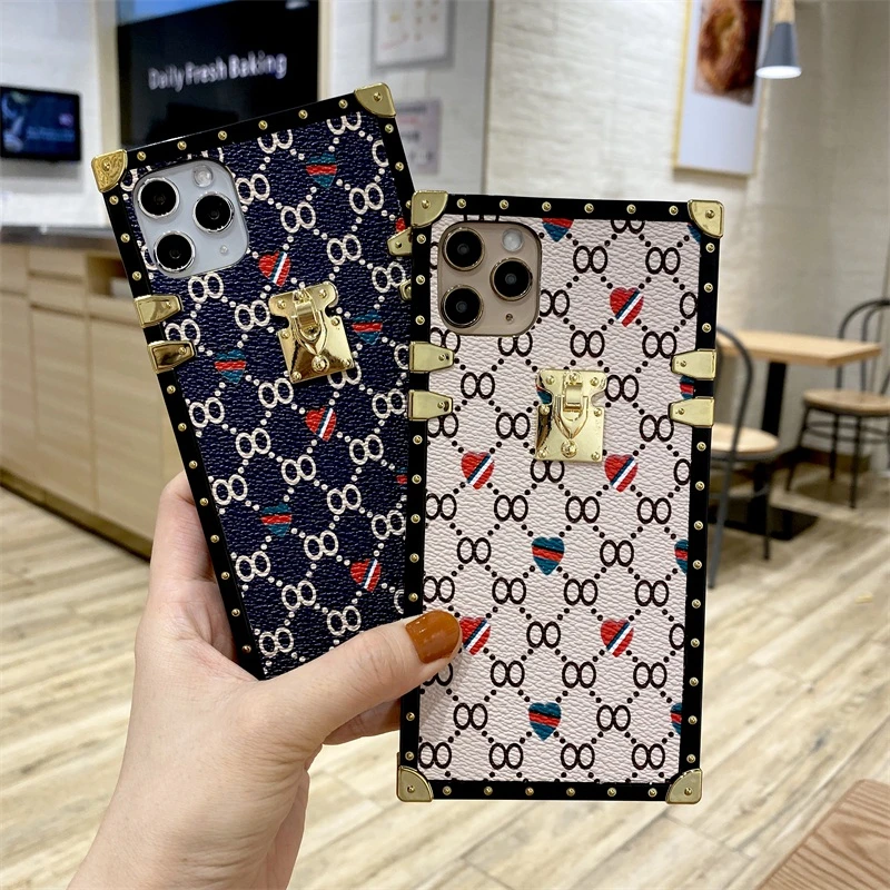 

Luxury love heart Leather phone case For iPhone 11 Pro Max XR XS Max X 7 Plus SE cases For Samsung S10 S9 SPlus cover