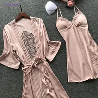 

2019 New Arrival Lounge Women 2 Piece Sexy V-neck ladies summer pajamas Set