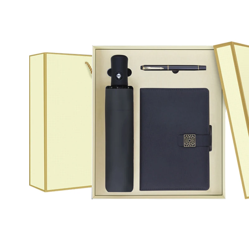 Promotional Luxury Business Gift Sets Custom Logo Umbrella,Vacuum Cup,Notebook,Pen Set Buy