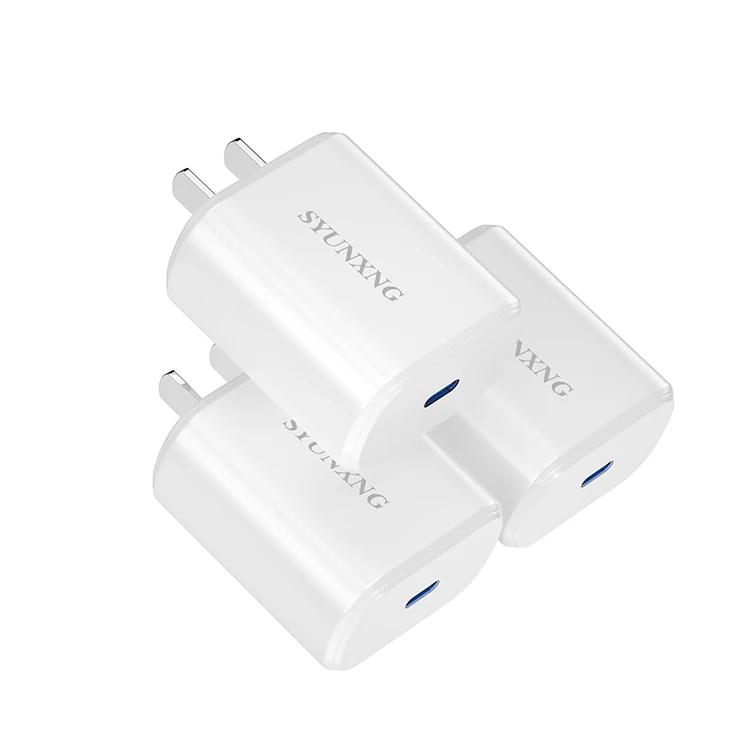 

Factory Price Black White OEM Design PD Mobile Phone Charge Type C Quick Charge QC3.0 Wall Adapter Charge