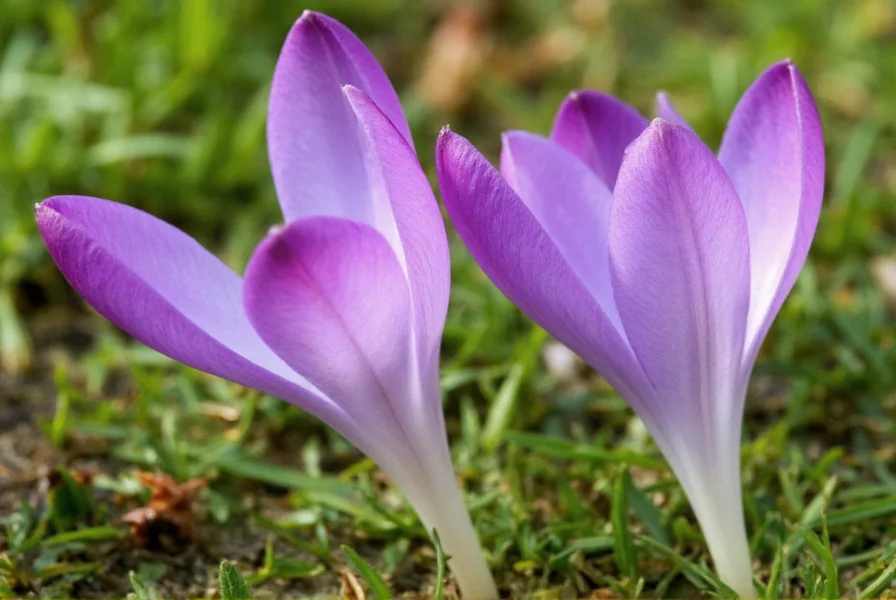 Saffron crocus corms being separated for replanting during propagation process