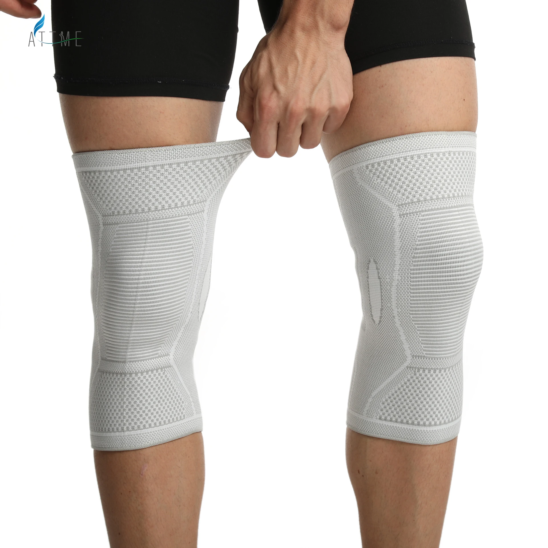 

Wholesale Best Seller Gym Knee Sleeve Strap Knee bandage Compression Fit Knee Brace Support for Sports Running Fitness