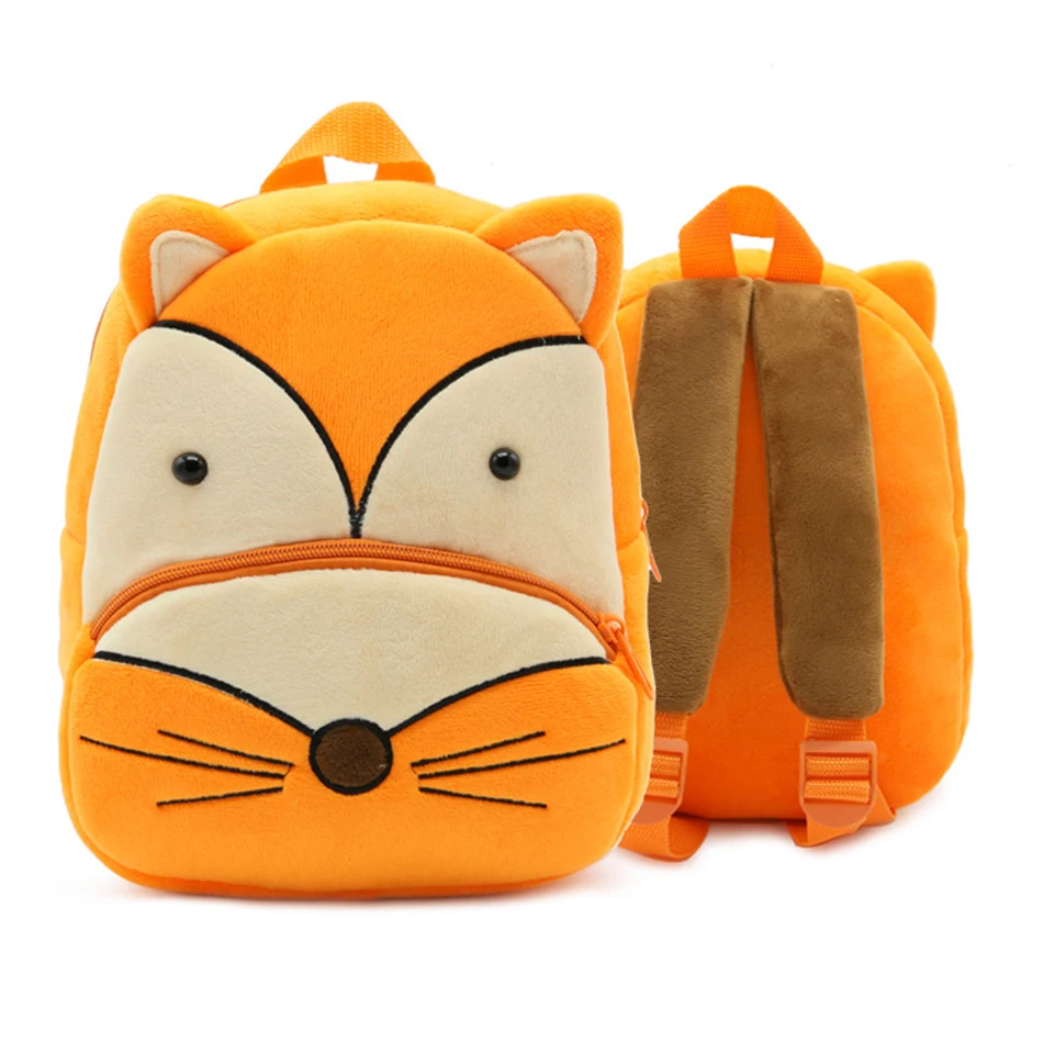 

Personality Cartoon Animals Customized Plush Children's Kindergarten Backpacks Bag, Accept customized color