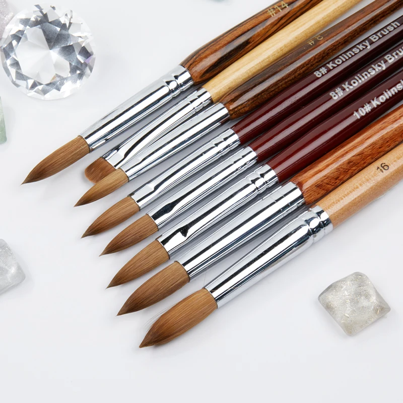 

most popular 100% gel nail brush liner of in size 16, Pink