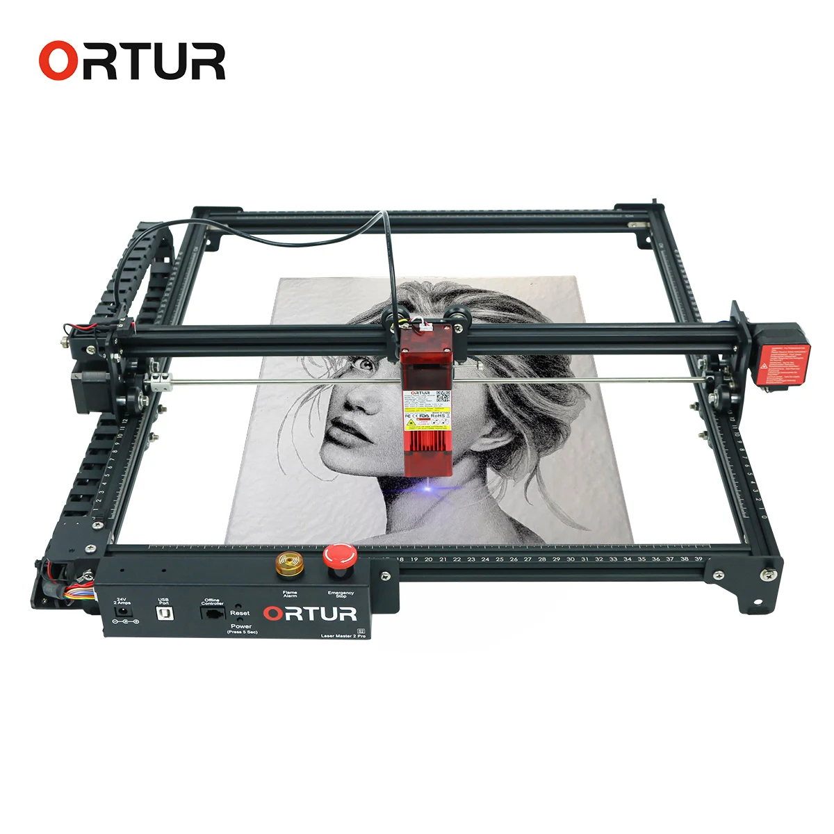 

New Design high power DIY engraving and cutting machine laser engraver with lifting platform