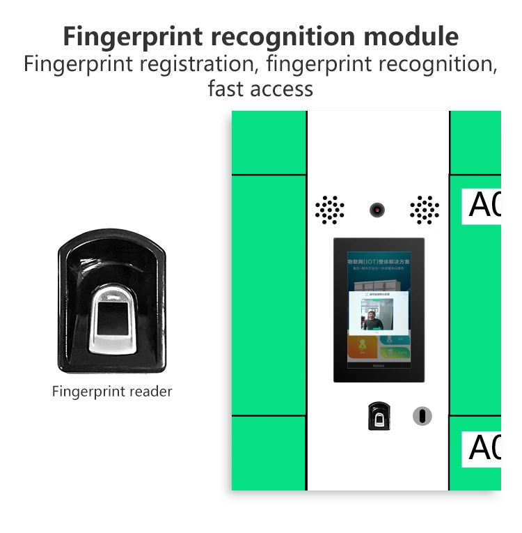 Smart Lockers Smart Storage Locker with Fingerprint Access supplier