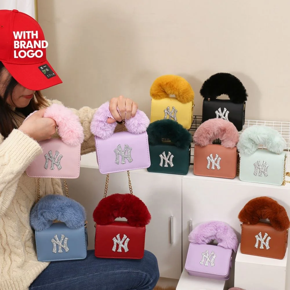 

New arrivals Furry Purses for Women 2021 Handbag Women Hand Bags Fur Purses and Handbags for Women, 11 colors