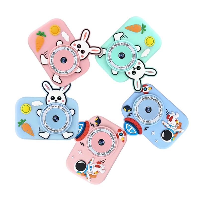 

New Mini Cartoon Rabbit video cameras 2 Inch HD Screen instant kids cameras Toys Portable children's camera toys and games