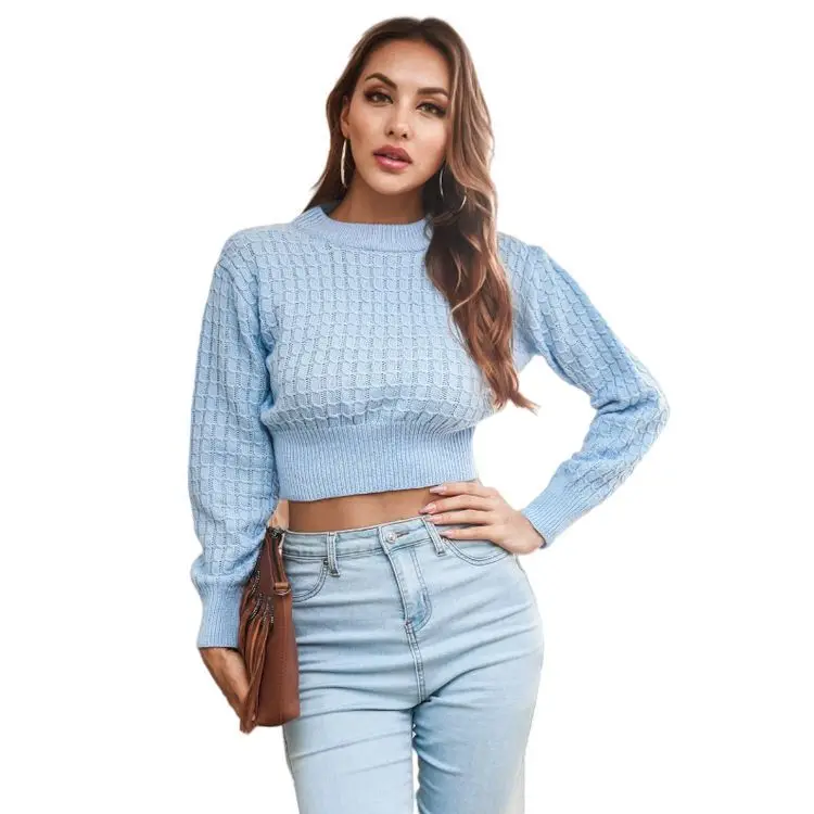 

Anti-wrinkle Breathable High Quality Custom Fashion Women's Knit Sweaters Fashionable