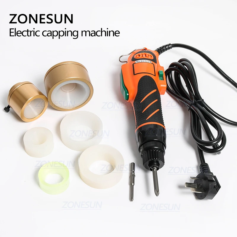
ZONESUN Hand Held Bottle Capping Tool Plastic Bottle Capping Machine Manual Capper( 64kg/fcm) 