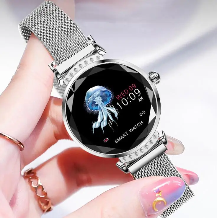 

drop shipping H2 female physiological reminder continuous heart rate detection waterproof magnetic multi-sport smartwatch