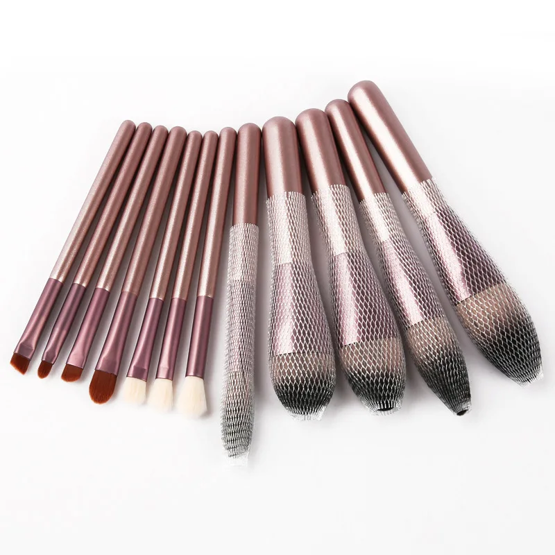 

High Quality Makeup Beauty Brushes for Girls 12pcs Makeup Brush Set Pink Beauty Tools Makeup Brushes Set