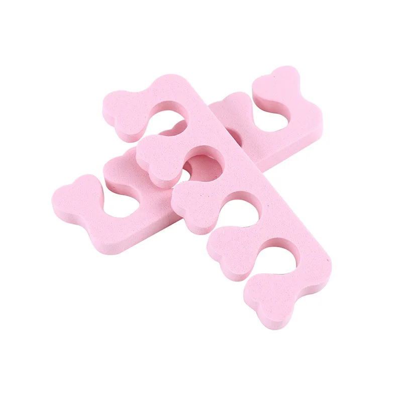 

10Pc Toe Separator Sponge Toe Brace Tools For Toes Finger Spacing Separators Fingers Foots Professional Manicure Pedicure Tool, Pink