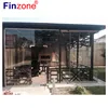 high end frameless balcony sliding folding partitions wall on sale