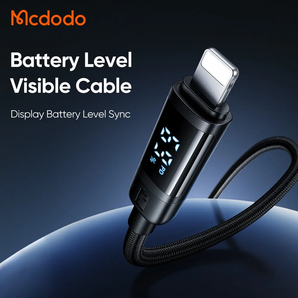Mcdodo Auto Power Off USB-C to Lightning Transparent Cable (1.2m/1.8m) –  McdodoGlobal