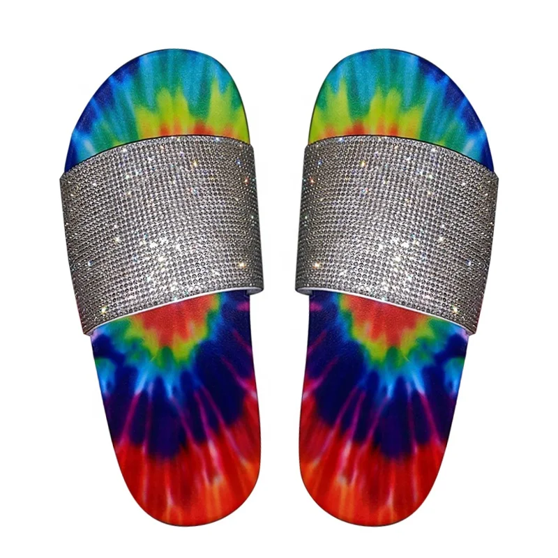 

2020 Summer Slides Designers Women Slippers Rainbow Slide Sandals