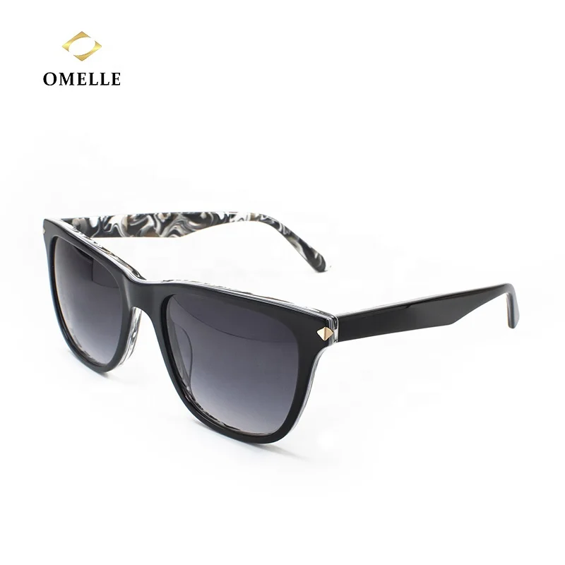 

2021 Custom Logo Big Square Mazzucchelli Sun Glasses UV400 Polarized Acetate Shades Frame Sunglasses