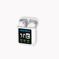 

New Arrival Fantasy 2020 Tws Bt 5.0 Earphones Wireless Charging True Stereo Earbuds With Lcd Display