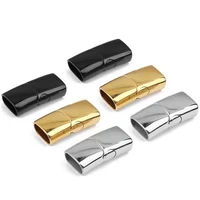 

Bracelet Clasp 316L Stainless Steel Magnetic Clasp Magnet Lock Jewelry Findings Clasps for Flat Leather Bracelet