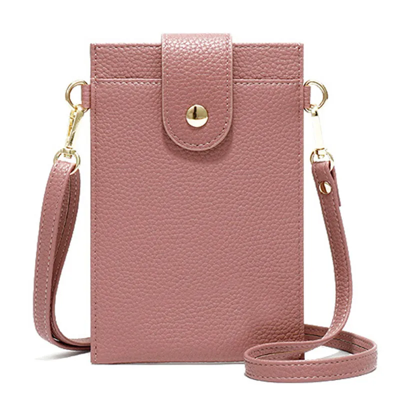 

New Long Women's Wallet Multi-card Zipper Phone Bag Korean Ultra-thin One-shoulder Messenger Bag