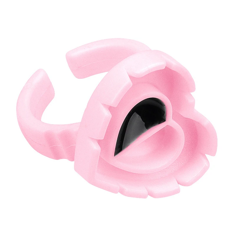 

Disposable Eyelash Glue Holder Ring Gold Pink Blue Easy Fan Cup Glue Rings For Eyelash Extension