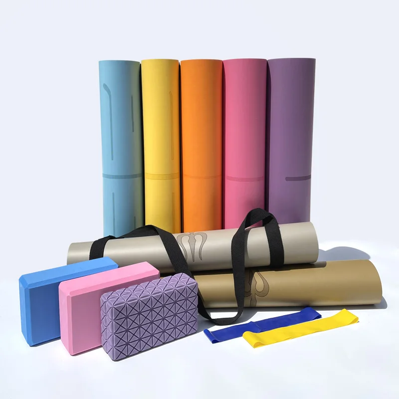 

6mm non-slip yoga mat 5mm thickness thick, Multi colors
