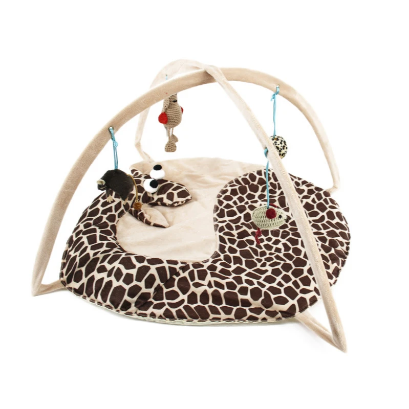 

Pet supplies cartoon cat room toy hammock nest mat folding tent hammock, As picture