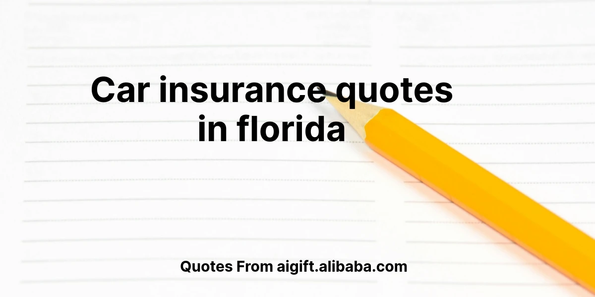 car insurance quotes in florida